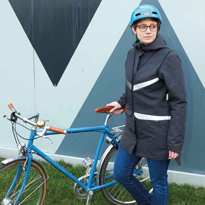 Kombiangebot: Fahrrad Warnweste + Adapter Schwarz - Antonia Berndt